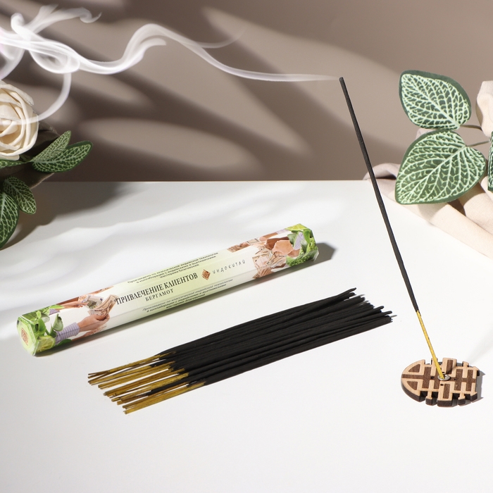 Благовония Благовония "Привлечение клиентов", 20 палочек в упаковке, шестигранник