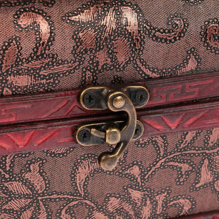 Шкатулка дерево сундучок набор 3 шт Шкатулка дерево сундучок набор 3 шт "Цветы" тиснение (5х6х7; 12,5х8,5х9 см) 18х13х13см