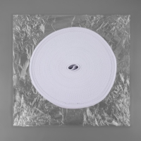 Шторная лента с отверстиями для люверсов, d = 5 см, 10 см, 50 &plusmn; 1 м, цвет белый