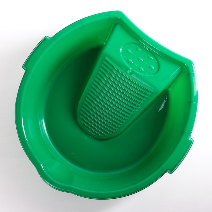 Таз круглый для стирки &laquo;Хозяюшка&raquo;, 10 л, цвет МИКС