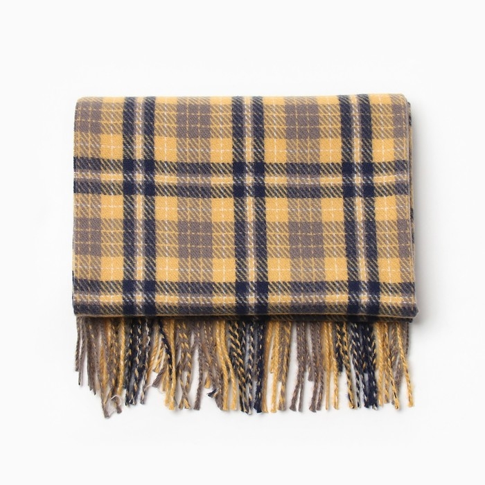 Шарф зимний с кистями MINAKU 65*180 + 8 см клетка Шарф зимний с кистями MINAKU 65*180 + 8 см клетка