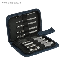 Набор пробойников для кожи "Сибртех" 18309, 2-13 мм, 9 шт., чехол Набор пробойников для кожи "Сибртех" 18309, 2-13 мм, 9 шт., чехол