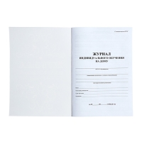 Журнал индивидуального обучения на дому А4, 24 листа, обложка мелованный картон 190 г/м², блок офсетная бумага 65 г/м² Журнал индивидуального обучения на дому А4, 24 листа, обложка мелованный картон 190 г/м², блок офсетная бумага 65 г/м²
