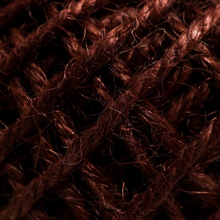 Пряжа 100% джут "Softino Jute Colored" 50м &plusmn;2м шоколад 50 гр