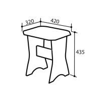 Кухонный уголок КУ-19 Л, 2 У, 1450х1050х830, Венге/Бежевый/Коричневый