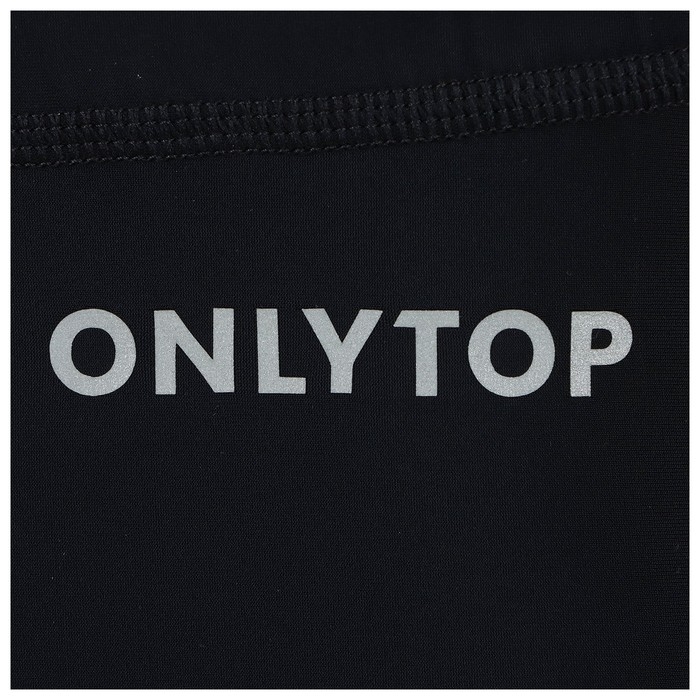 Лосины ONLYTOP беговые мужские, р. 52, цвет чёрный Лосины ONLYTOP беговые мужские, р. 52, цвет чёрный