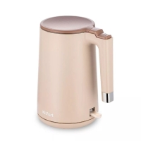 Чайник электрический Kitfort КТ-6662-1, пластик, колба металл, 1.5 л, 2200 Вт, бежевый Чайник электрический Kitfort КТ-6662-1, пластик, колба металл, 1.5 л, 2200 Вт, бежевый