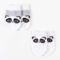Набор носков Крошка Я &laquo;Панда&raquo;, 2 пары, 6-8