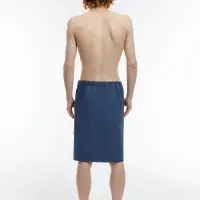 Килт вафельный мужской Onsen, темно-синий, единый размер Килт вафельный мужской Onsen, темно-синий, единый размер