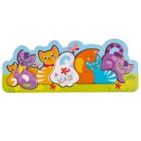 Головоломка «Котики», 25х10 см Головоломка «Котики», 25х10 см