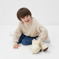 Джемпер детский KAFTAN, р.30 (98-104 см) бежевый Джемпер детский KAFTAN, р.30 (98-104 см) бежевый