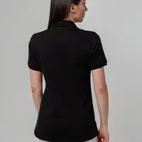 Рубашка поло женская Virma Stretch Lady, черная, размер S