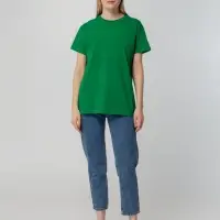 Футболка унисекс T-bolka 140, темно-зеленая, размер S