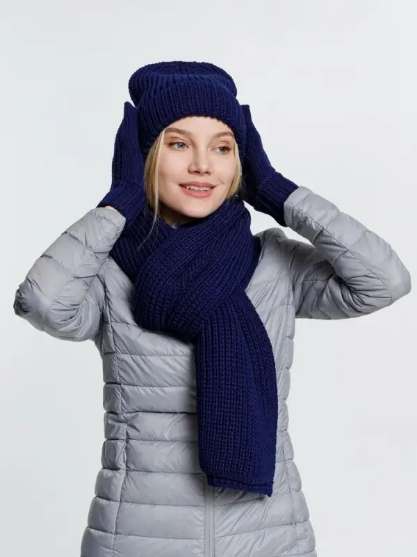 Шарф Nordkyn, темно-синий Шарф Nordkyn, темно-синий