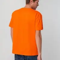 Футболка унисекс T-bolka 140, оранжевая, размер S