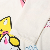 Лонгслив для девочки, цвет молочный, рост 152 см