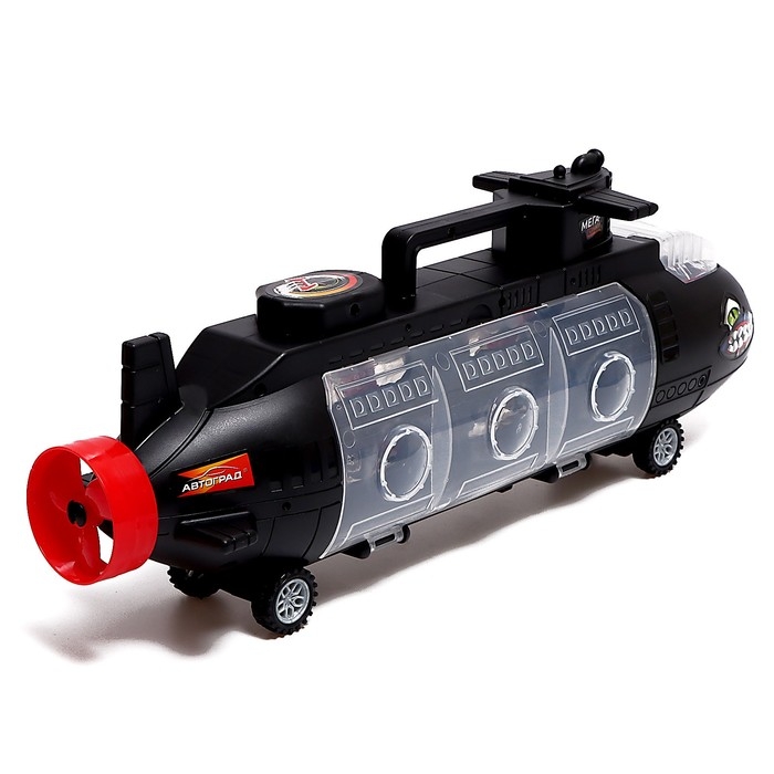 Подводная лодка «Субмарина-перевозчик», с машинками Подводная лодка «Субмарина-перевозчик», с машинками