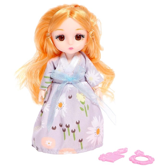 Кукла модная шарнирная «Бала» в платье, с аксессуарами, цвета МИКС Кукла модная шарнирная «Бала» в платье, с аксессуарами, цвета МИКС