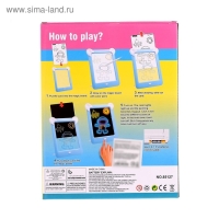 Планшет для рисования 3D &laquo;Зайка&raquo;, с ручками и карточками, цвет МИКС