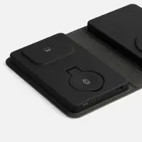 Внешний аккумулятор с беспроводной зарядкой reCover, черный Внешний аккумулятор с беспроводной зарядкой reCover, черный