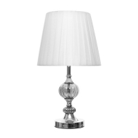 Лампа настольная "Алора" 1хЕ27 40Вт хром 26х26х45 см RISALUX