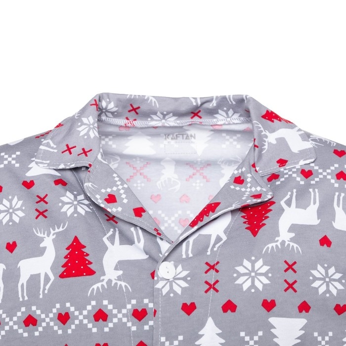 Пижама новогодняя мужская KAFTAN &laquo;Скандинавия&raquo;, размер 50