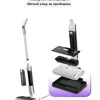 Вертикальный беспроводной моющий пылесос КТ-5224 - 50 Вт Вертикальный беспроводной моющий пылесос КТ-5224 - 50 Вт