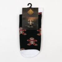 Носки мужские &laquo;Печеньки&raquo; цвет тёмно-зелёный, размер 27