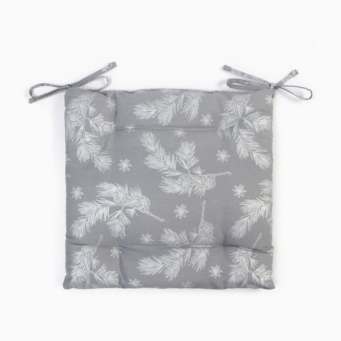 Сидушка Этель «Серебряные ветки», 40х40 см, саржа 190 г/м2 Сидушка Этель «Серебряные ветки», 40х40 см, саржа 190 г/м2