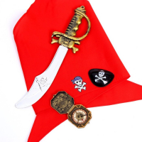 Карнавальный набор &laquo;Львиное сердце&raquo;, бандана, компас, наглазник, меч