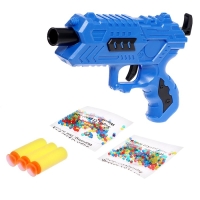 Бластер &laquo;Сверчёк&raquo;, стреляет мягкими и гидрогелевыми пулями, цвет МИКС