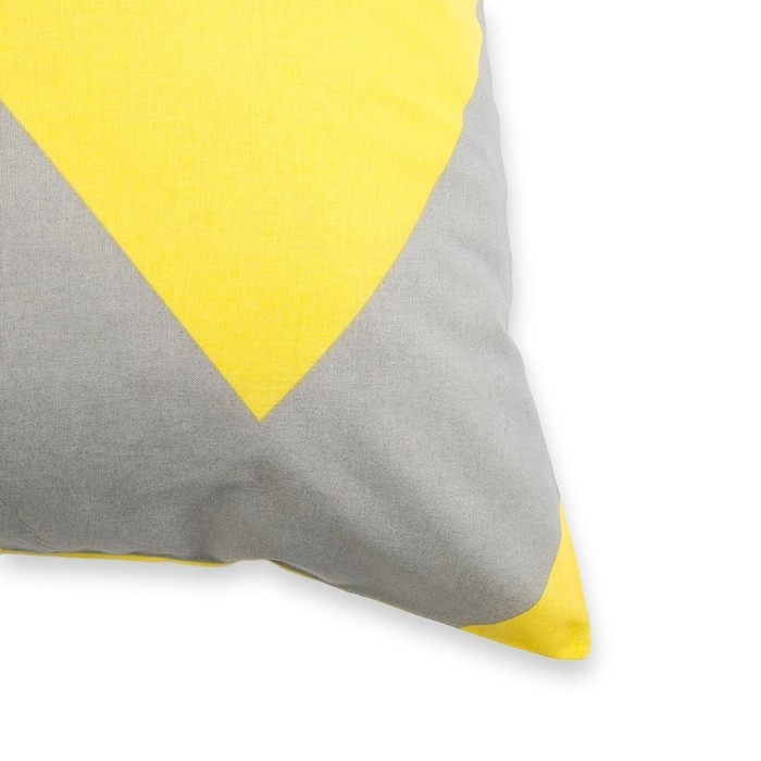 Наволочка Наволочка "Этель" Жёлтый шеврон 50х70, поплин
