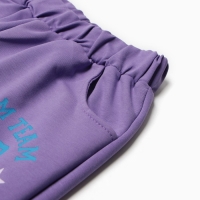 Брюки для девочек, цвет фиолетовый, рост 152 см