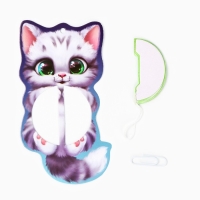 Ёлочная игрушка новогодняя &laquo;Котик&raquo;, на Новый год, 8,5 х 15,5 см