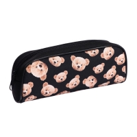 Пенал мягкий, 1 отделение, 80 х 210 х 40 мм, объёмный, Calligrata ПМО 21-20,"Мишки"