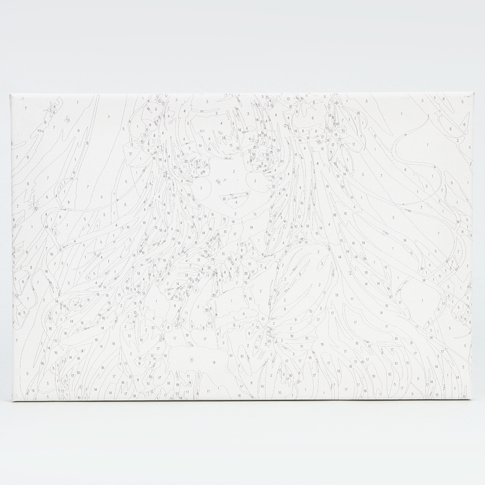 Картина по номерам с подрамником &laquo;Девушка в рубашке&raquo;, 20 х 30 см