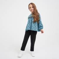 Брюки для девочки, цвет чёрный, рост 110 см Брюки для девочки, цвет чёрный, рост 110 см