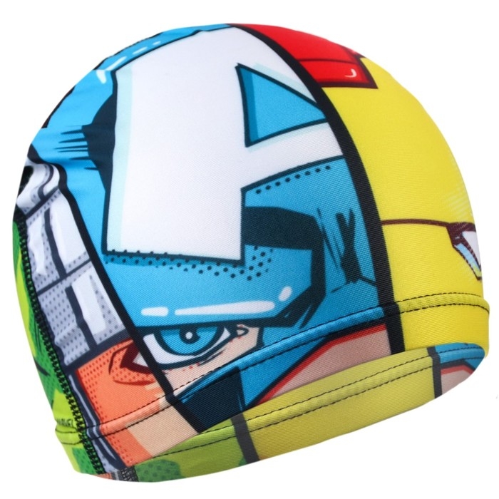 Набор детский «Мстители», в комплекте шапка, очки для плавания, мешок Набор детский «Мстители», в комплекте шапка, очки для плавания, мешок