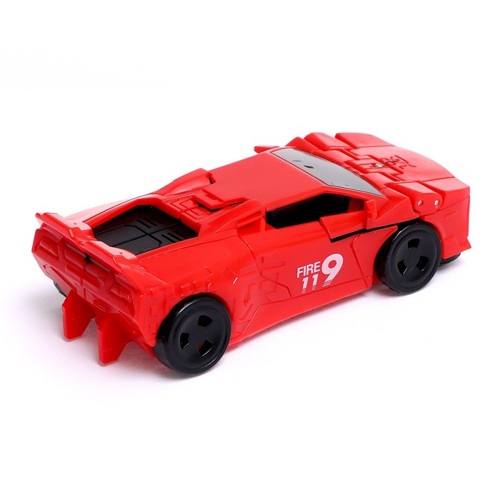 Робот &laquo;Спорткар&raquo;, трансформируется одним движением