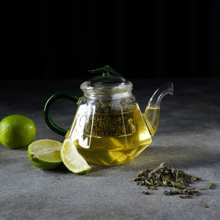 Чайник заварочный со стеклянным ситом &laquo;Грин&raquo;, 600 мл