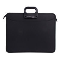 Портфель пластиковый А3 BRAUBERG "Портфолио", 470 х 380 х 130 мм, 3 отделения, на молнии, чёрный Портфель пластиковый А3 BRAUBERG "Портфолио", 470 х 380 х 130 мм, 3 отделения, на молнии, чёрный