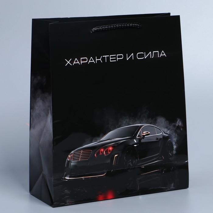 Пакет подарочный ламинированный вертикальный, упаковка, &laquo;С 23 февраля!&raquo;, ML 21 х 25 х 8 см