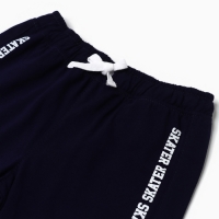 Шорты для мальчика, цвет тёмно-синий, рост 104 см