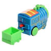 Железная дорога &laquo;Забавное путешествие&raquo;, 2 паровоза, работает от батареек