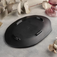 Блюдо &laquo;Чёрный Восток&raquo;, 25,5&times;17&times;2,5 см, цвет чёрный