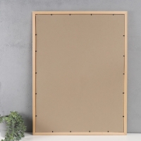 Фоторамка дерево (2500) 60Х80 см, цвет натуральный (пластиковый экран)