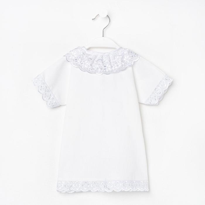 Рубашка крестильная детская, цвет белый, рост 74-80 см Рубашка крестильная детская, цвет белый, рост 74-80 см