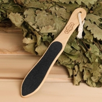 Пилка для ног банная абразивная (150/80), алтайская берёза, 25х4,5х0,6 см Пилка для ног банная абразивная (150/80), алтайская берёза, 25х4,5х0,6 см