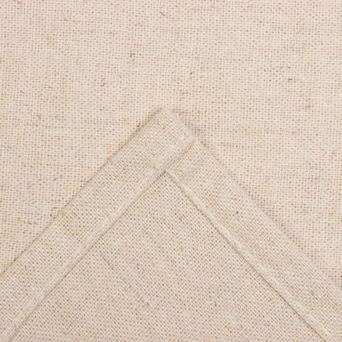 Фартук Этель ECO, цвет молочный, 60х64 +/-6 см, 70% хл, 30% лён, 190 г/м2