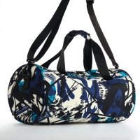 Сумка спортивная, TEXTURA, средний размер, цвет зелёный/белый Сумка спортивная, TEXTURA, средний размер, цвет зелёный/белый